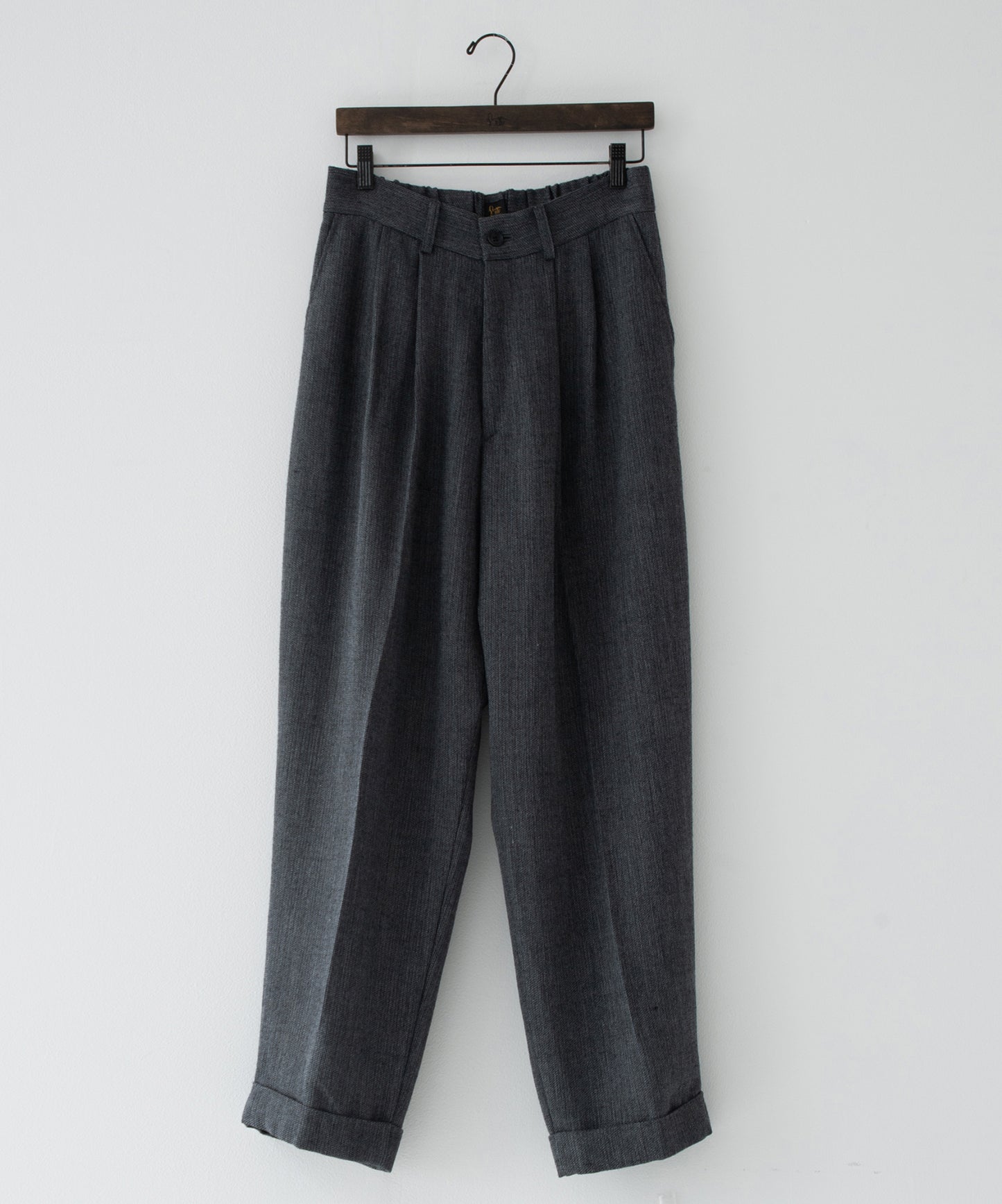 Summer Wool two tuck slacks