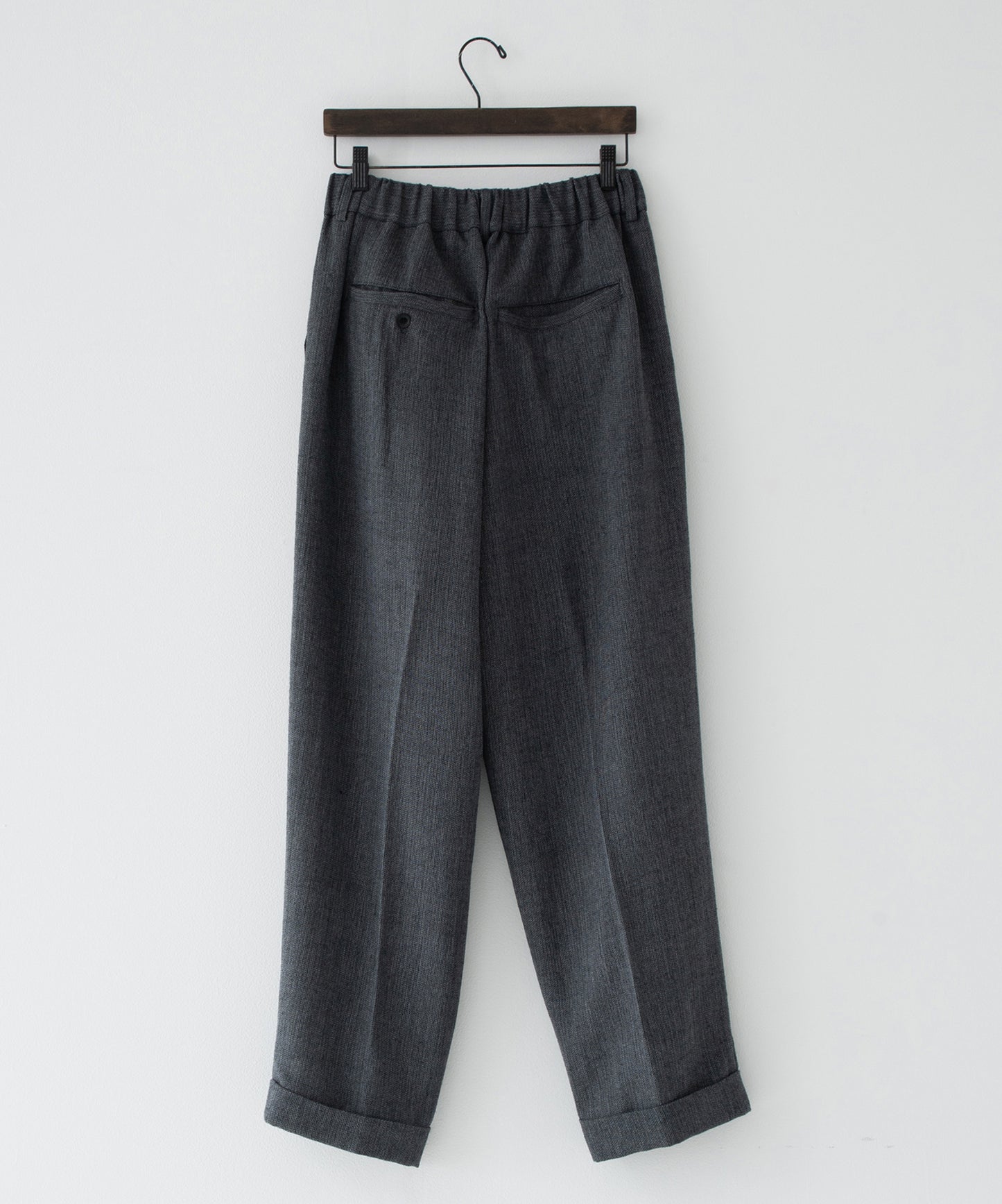 Summer Wool two tuck slacks