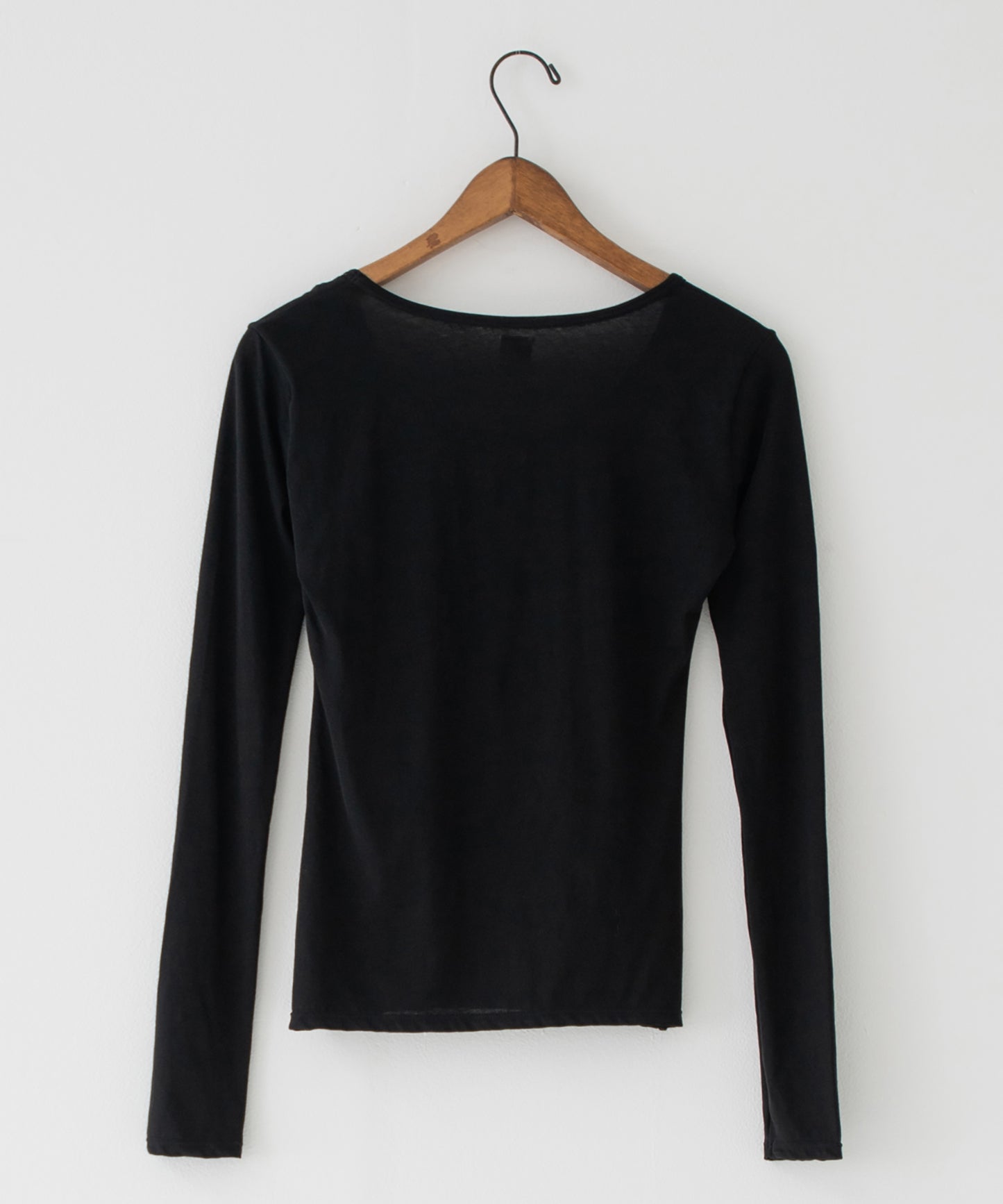 high twist jersey r-neck top