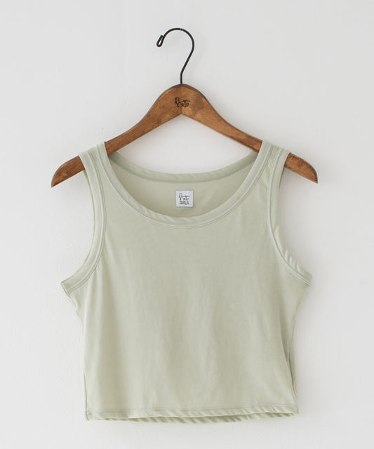 high twist jersey sleeve-less top