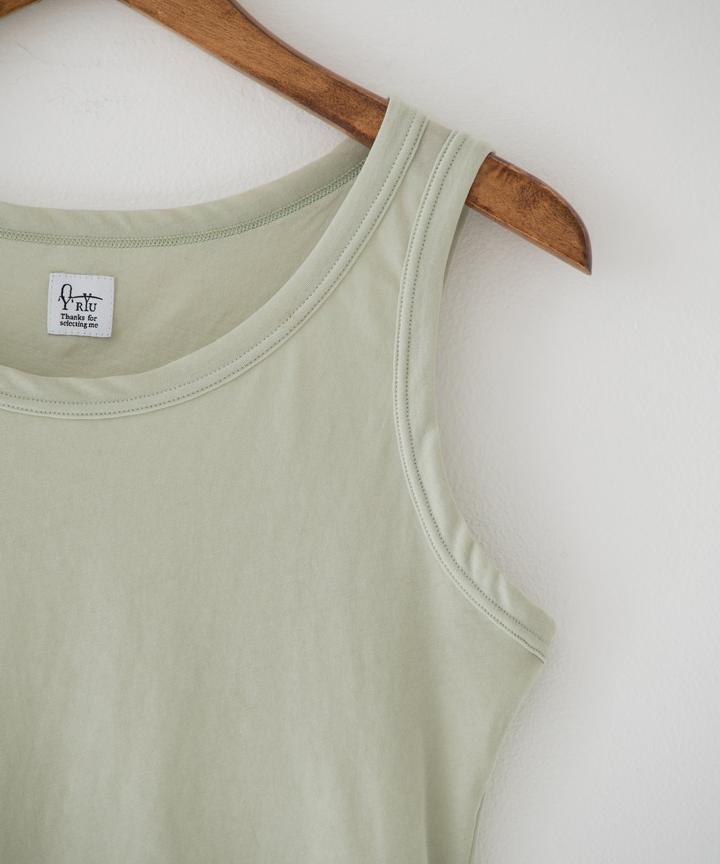 high twist jersey sleeve-less top