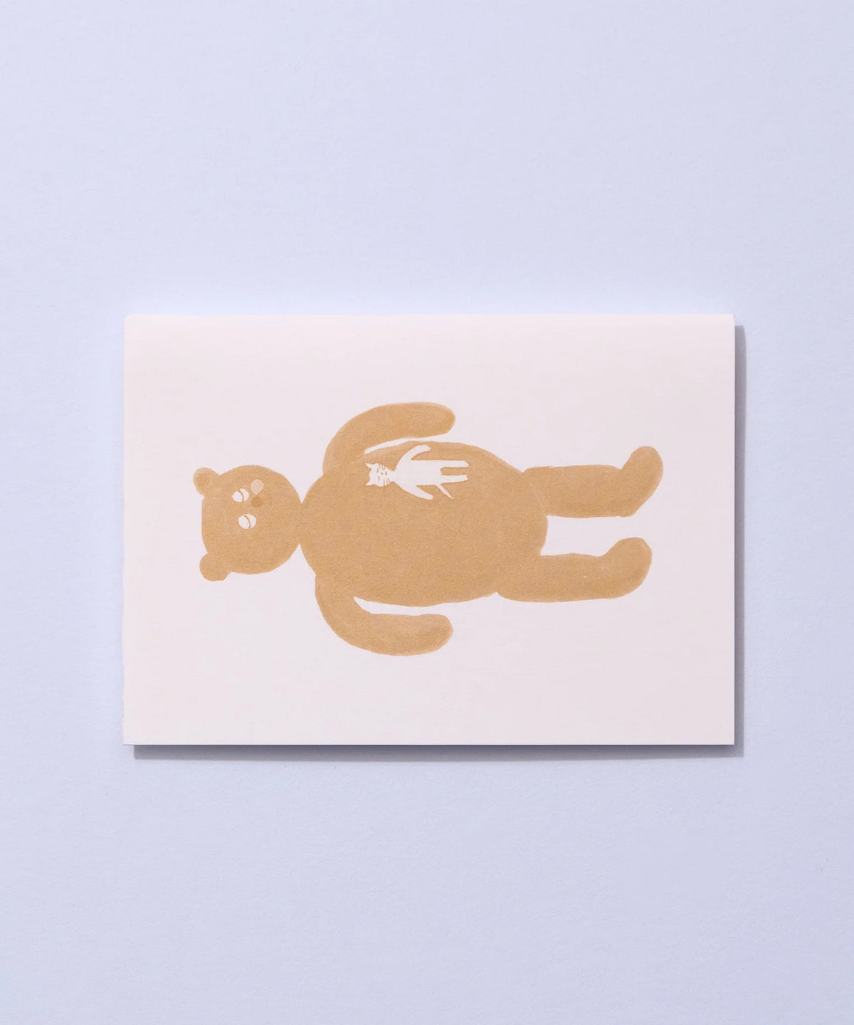 「Mini Card Happy Bear」 Design：Kazuya Iwanaga Illustration : Yuka Sakamaki