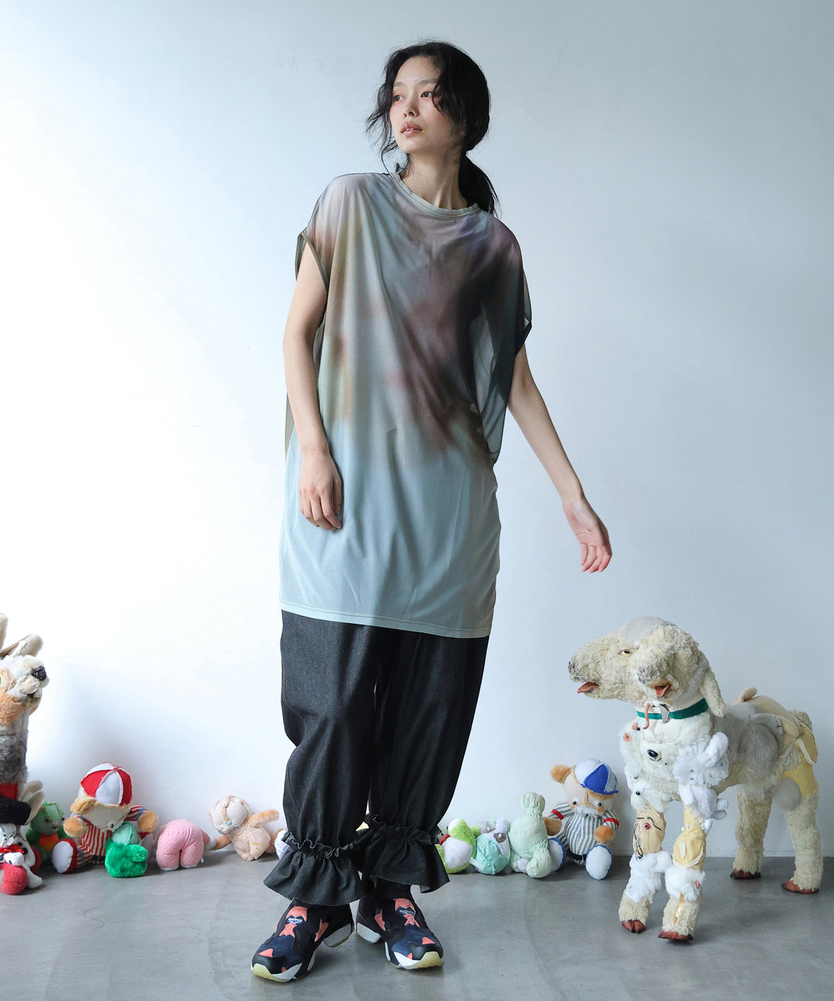 DIM PRINT DRESS