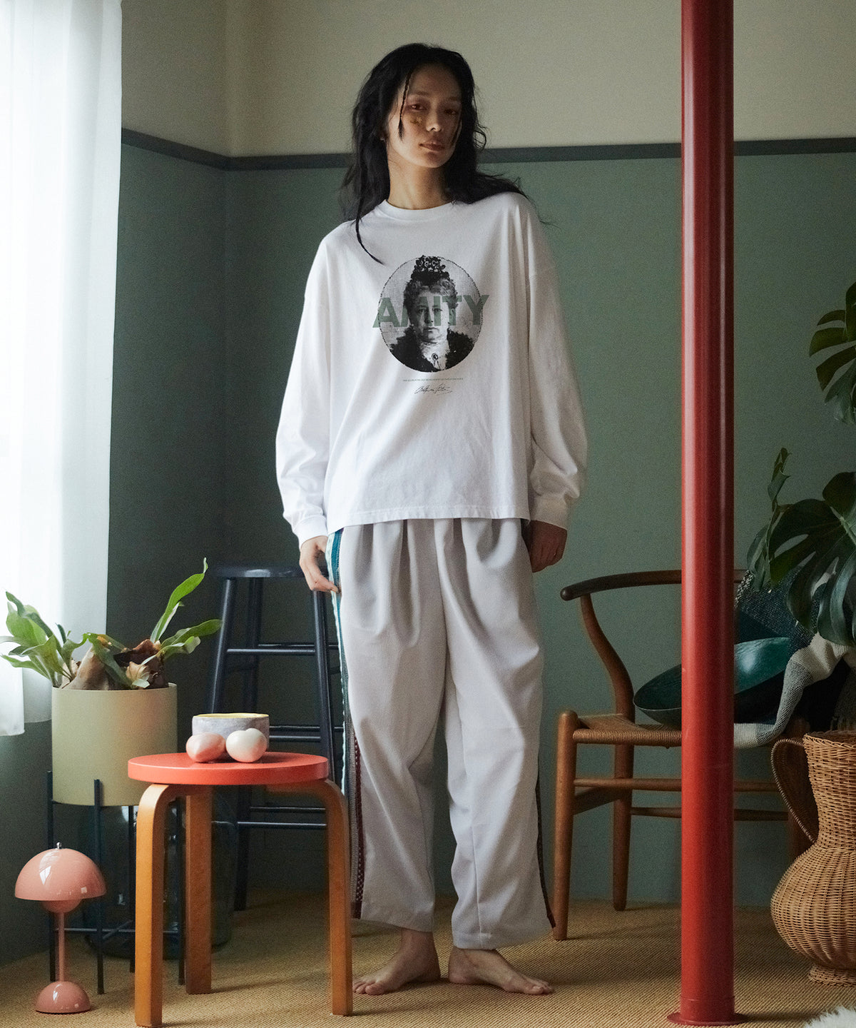 HANDMADE TAPE LINE PANTS