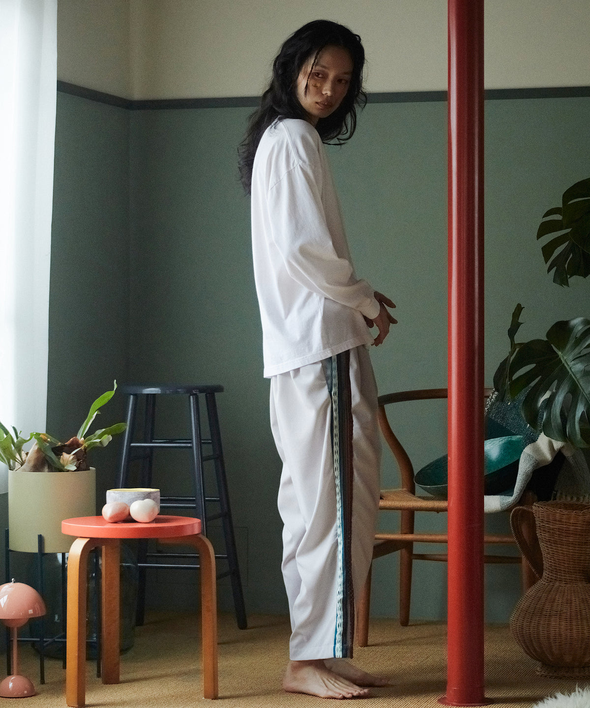 HANDMADE TAPE LINE PANTS