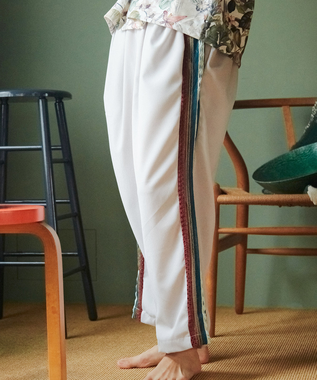 HANDMADE TAPE LINE PANTS