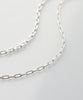 925 SILVER THIN SWITCHING NECKLACE 【納期6月下旬】