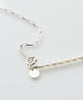 THIN PEARL SWITCHING NECKLACE (925 SILVER) 【納期6月下旬】