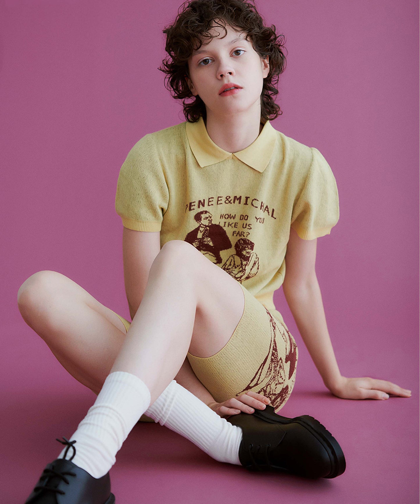 41℃ knit half pants