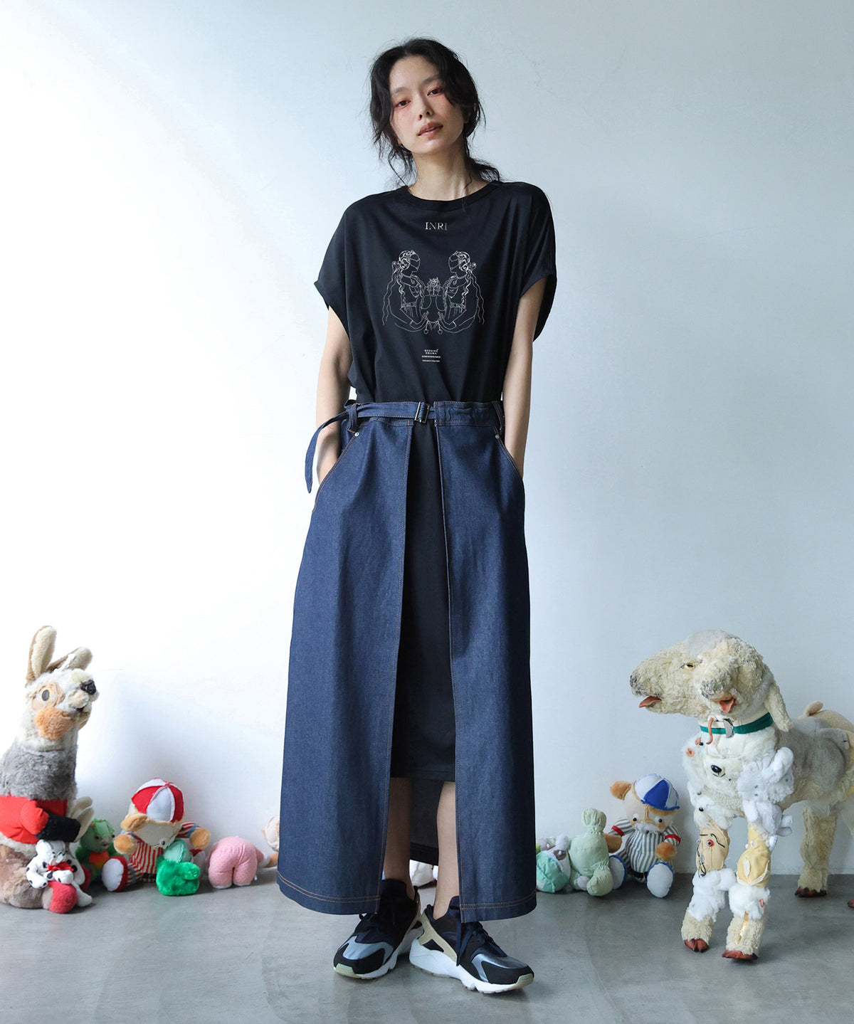 WRAP JEANS APRON