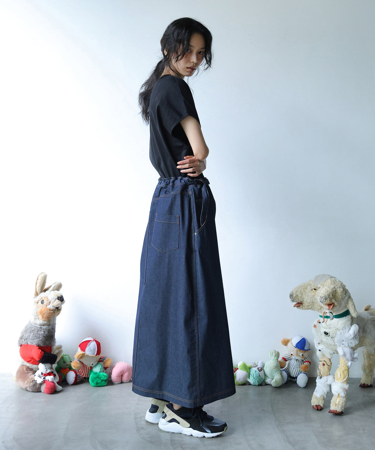 WRAP JEANS APRON