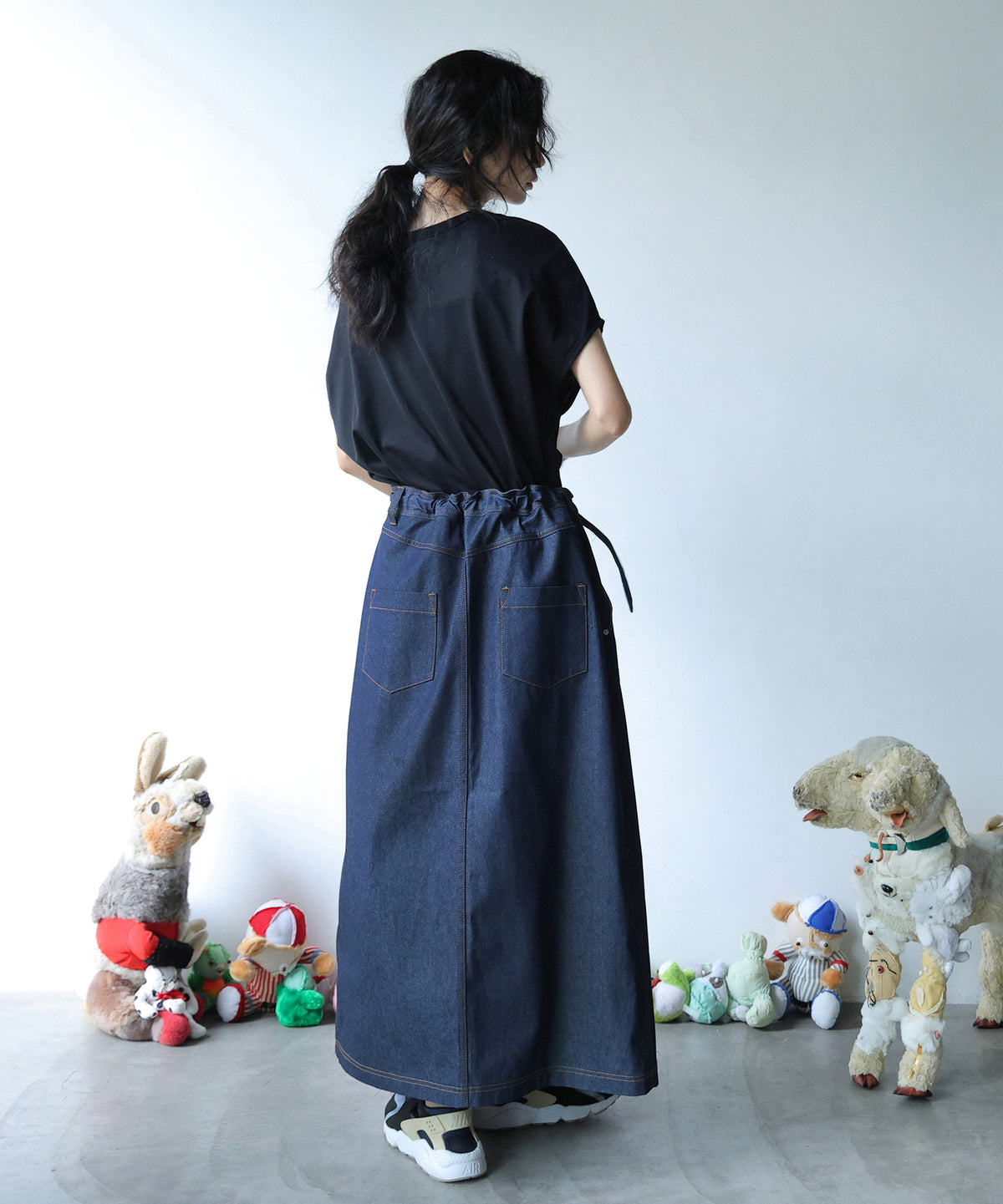 WRAP JEANS APRON