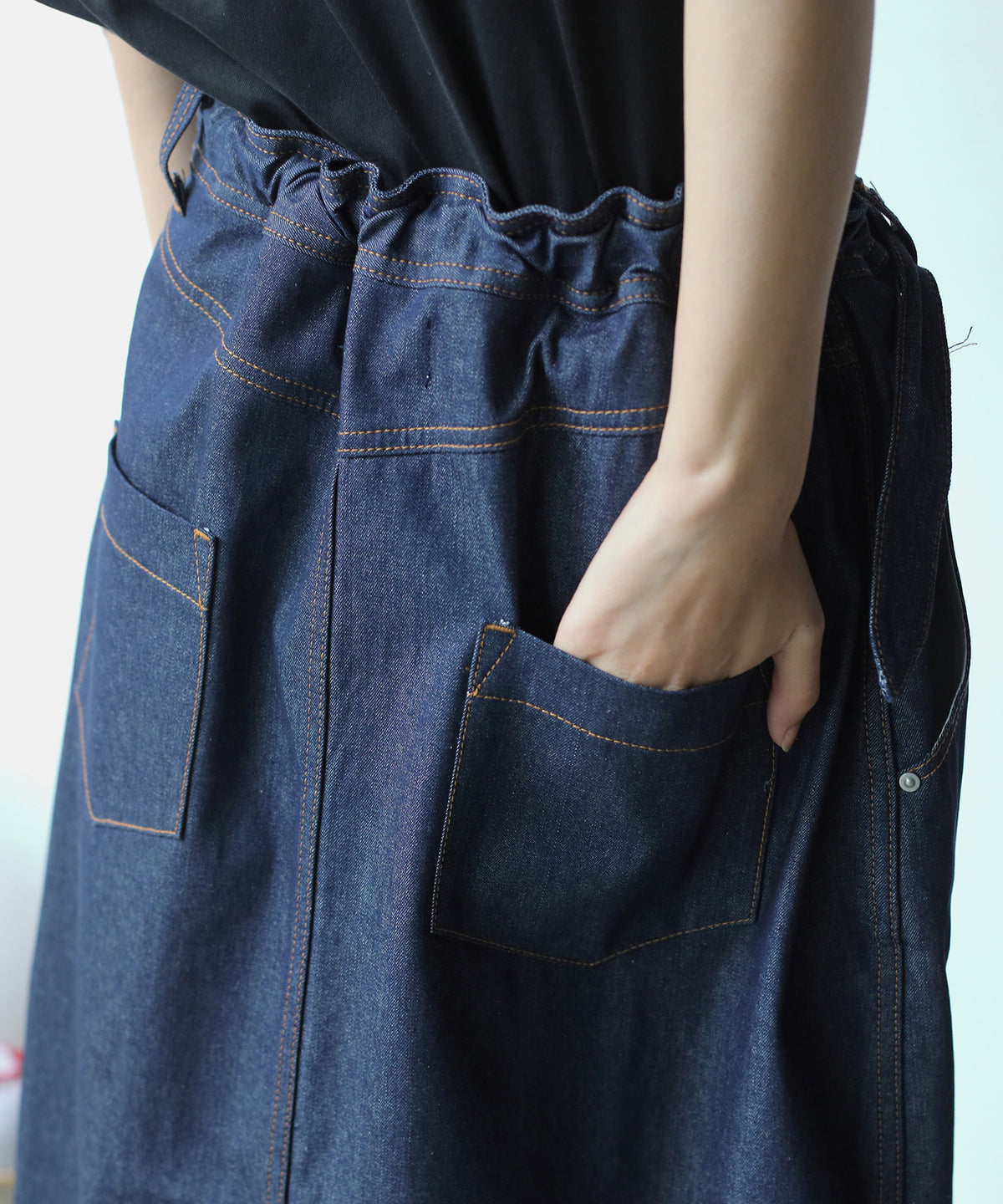 WRAP JEANS APRON