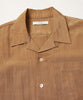 RAYON WOOL OPEN COLLAR SHIRT S/S【商品納期 2月下旬】