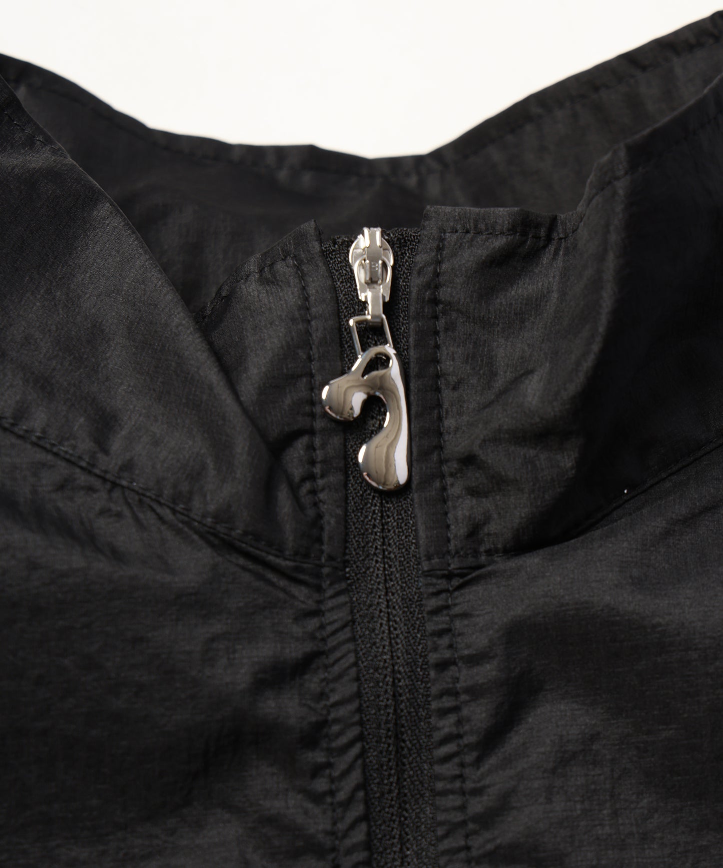 NYLON STAND ZIP SHIRT