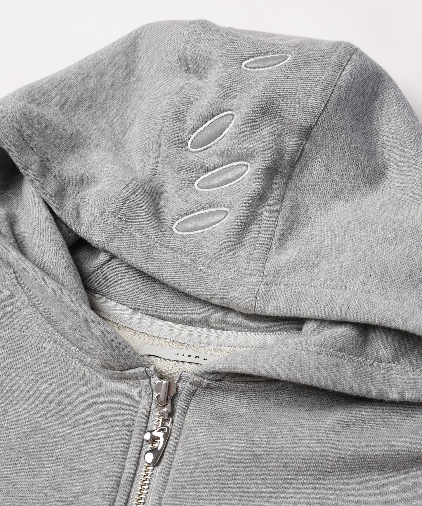 CIRCLE REFLECTOR ZIP HOODIE