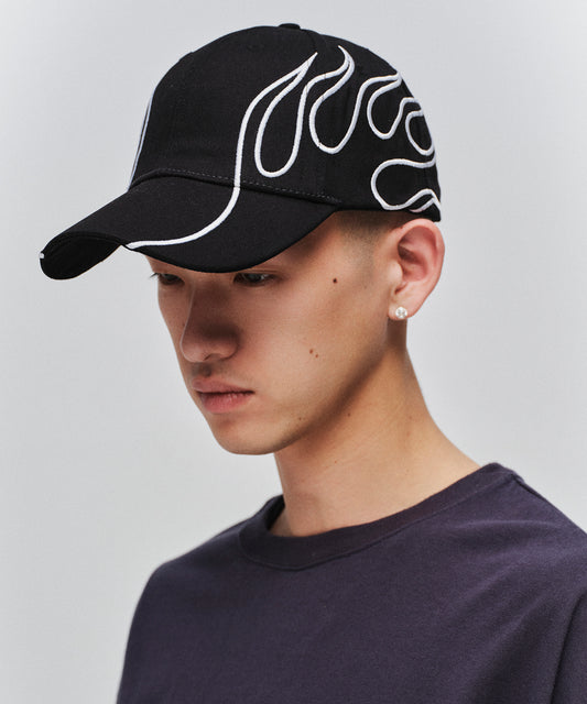FLAME PATTERN CAP