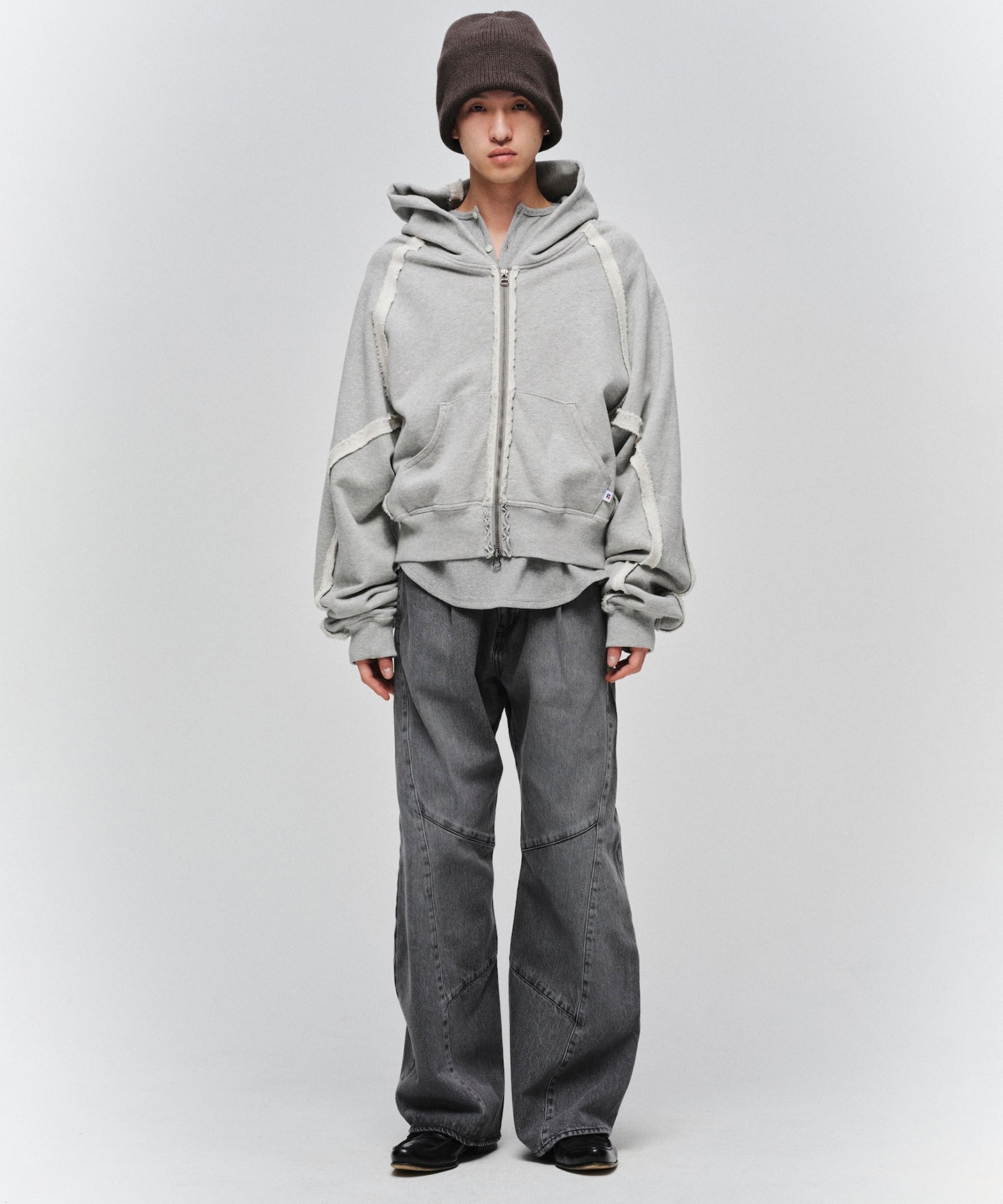 JIEDA × RUSSELL ATHLETIC ZIP HOODIE