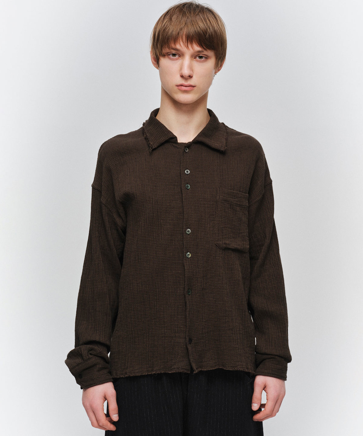 CUT-OFF SHORT SHIRT