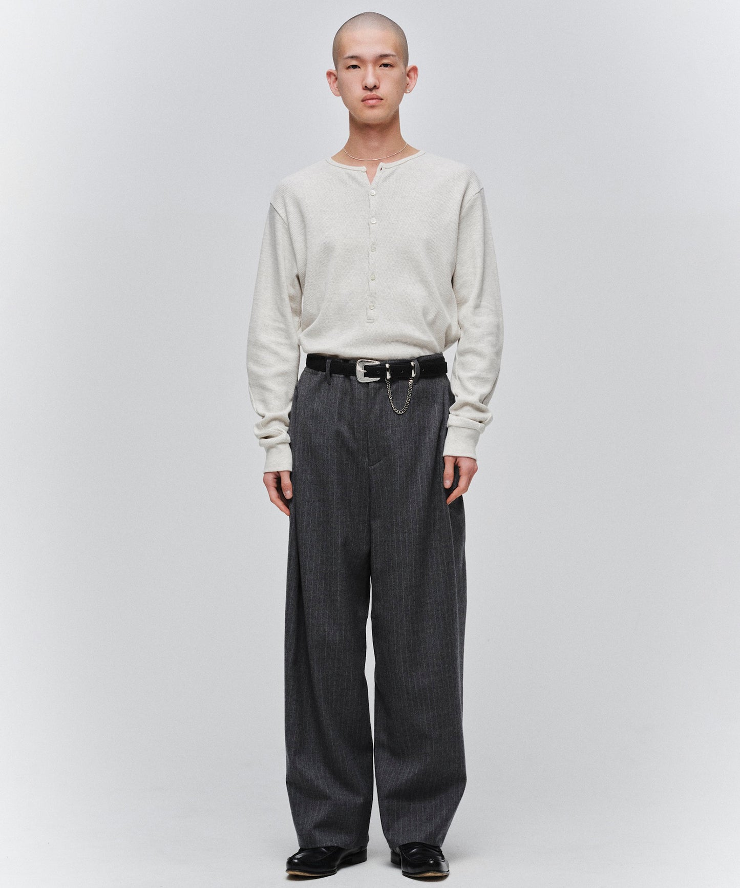 DRAPING TUCK SLACKS