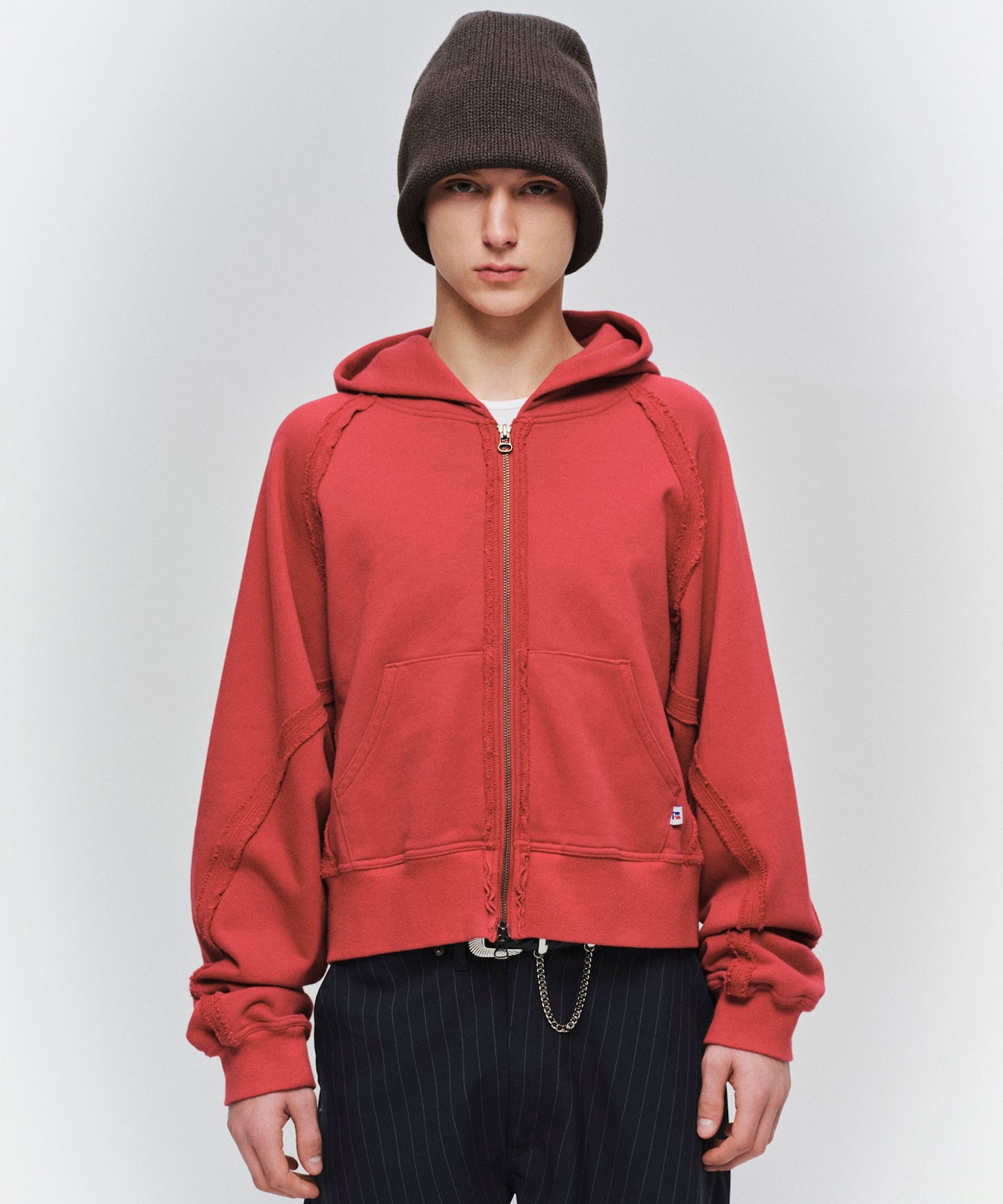 JIEDA × RUSSELL ATHLETIC ZIP HOODIE