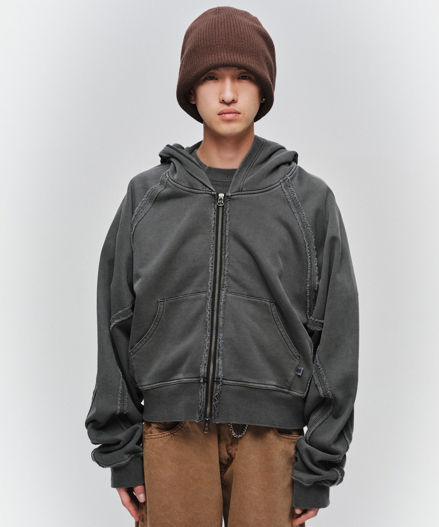 JIEDA × RUSSELL ATHLETIC ZIP HOODIE