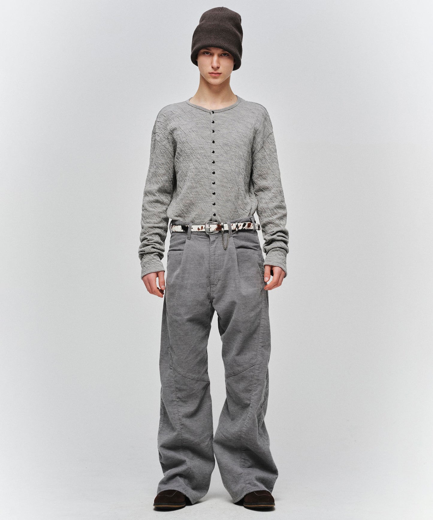 GAUZE SNAP CARDIGAN