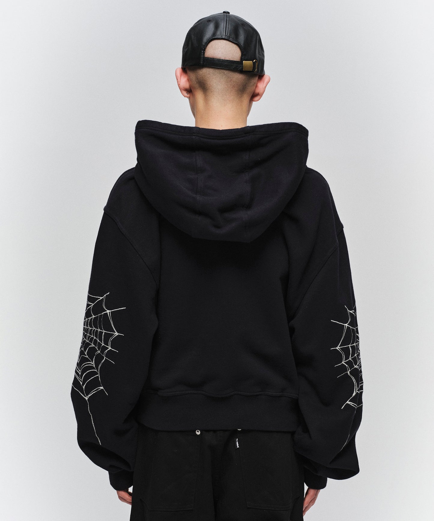 SPYDER-EMBROIDERED SLEEVE HOODIE