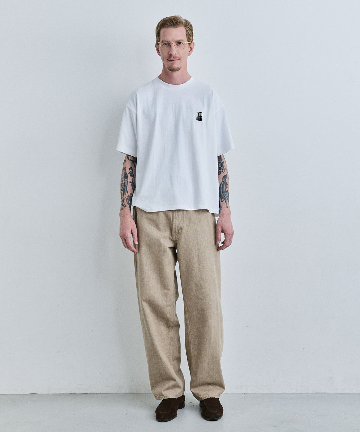 JIEDA EMBROIDERY RELAX TEE