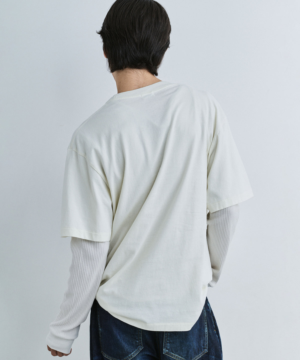 JIEDA EMBROIDERY FADE TEE