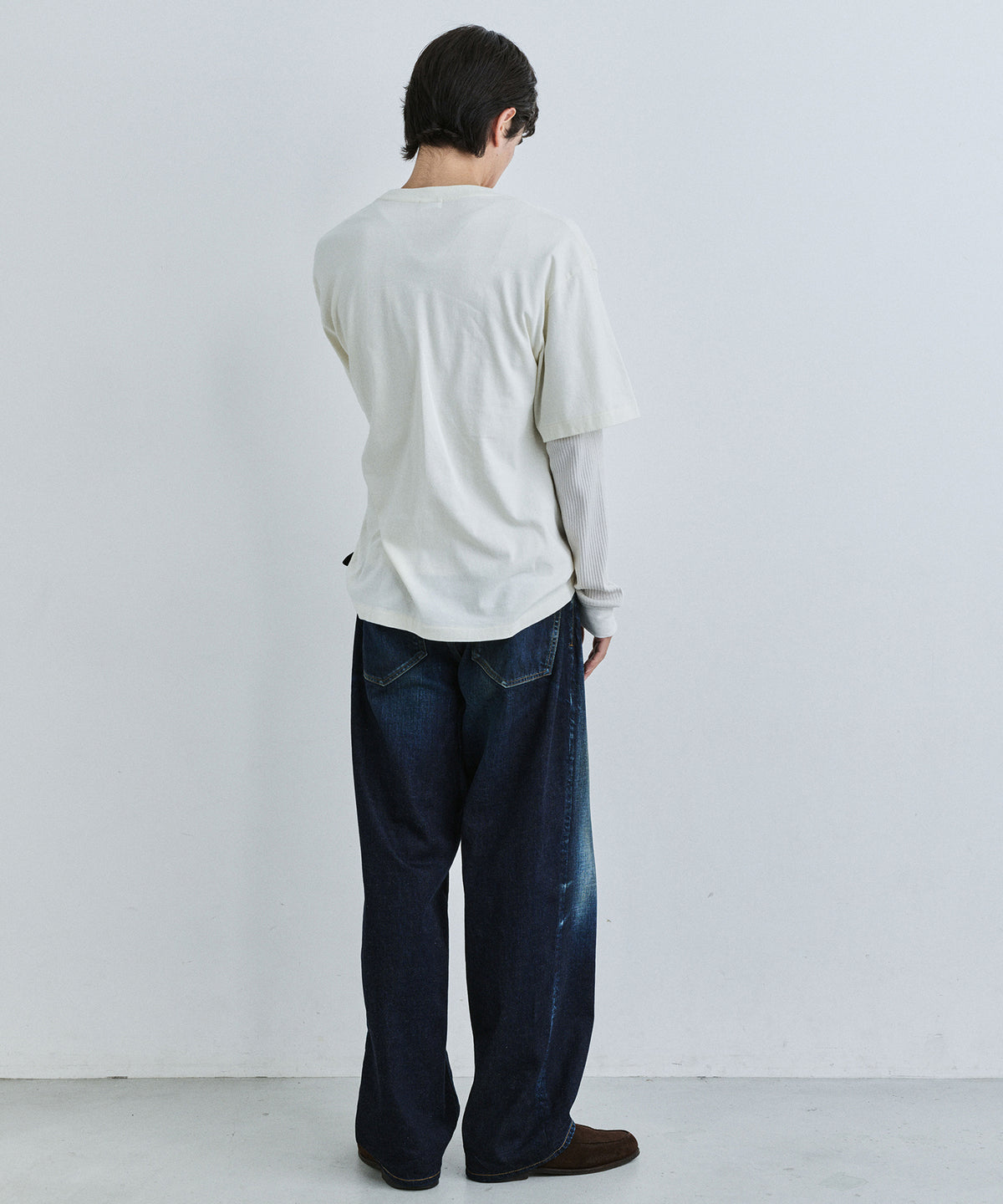 JIEDA EMBROIDERY FADE TEE