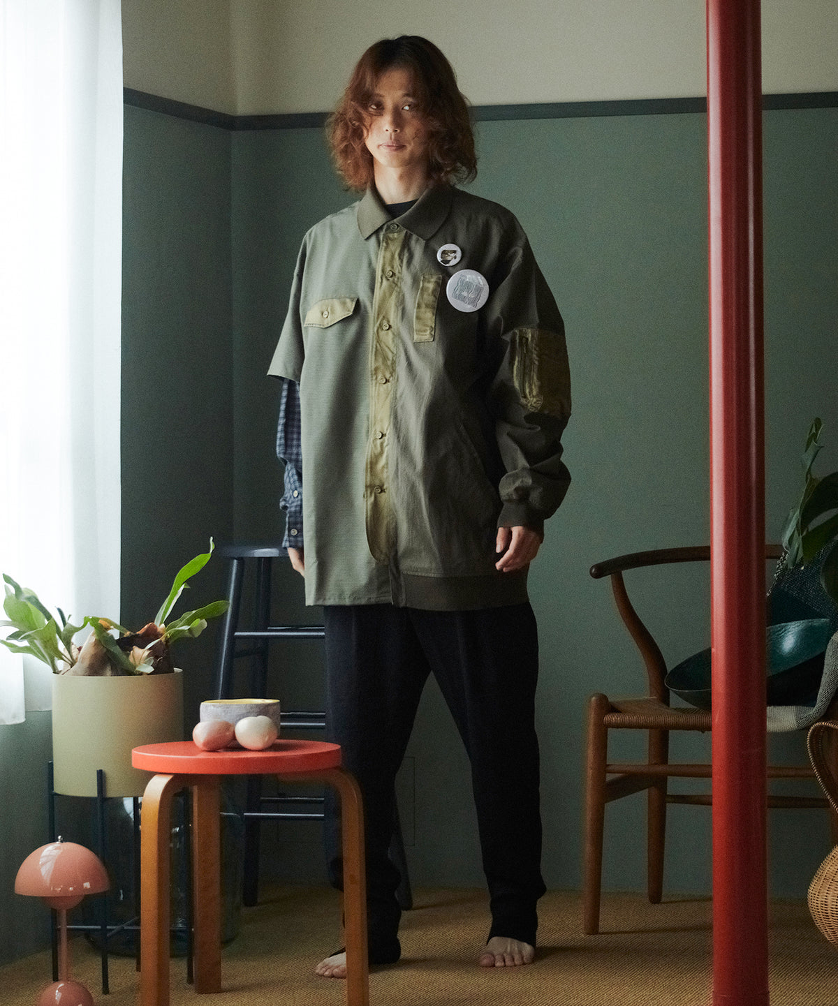 DOPE MIXTURE SHIRT JACKET