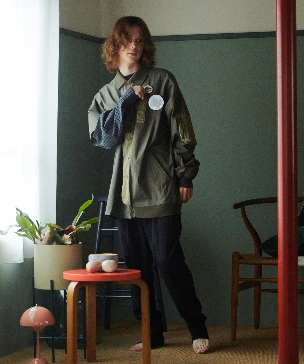 DOPE MIXTURE SHIRT JACKET
