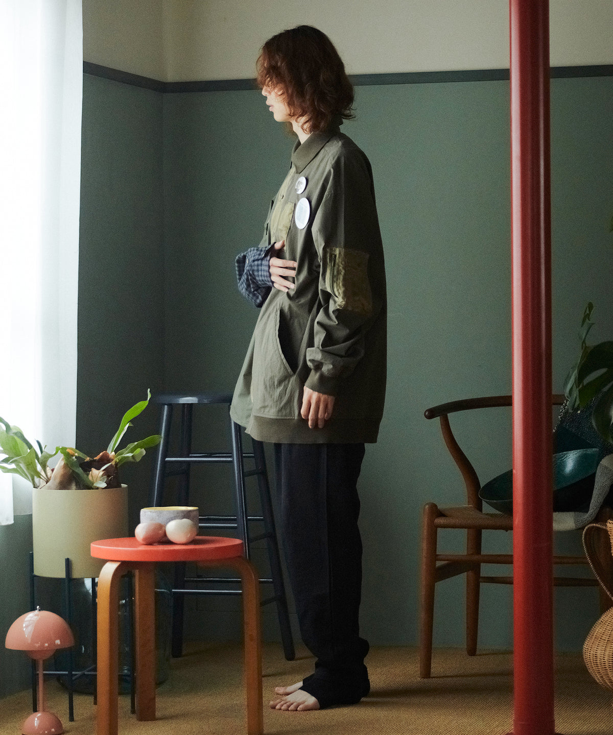DOPE MIXTURE SHIRT JACKET