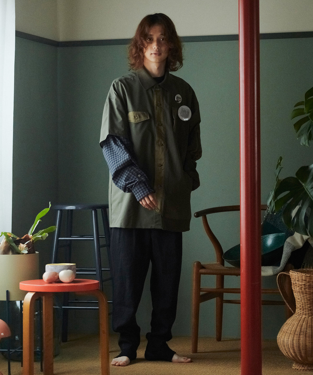 DOPE MIXTURE SHIRT JACKET