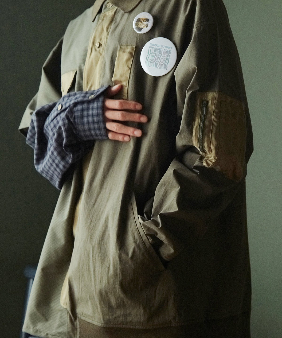 DOPE MIXTURE SHIRT JACKET