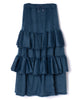 MOHAIR TIERED SKIRT 【納期10月中旬】