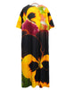 PRINT RIB HALF SLEEVE ONE-PIECE【納期4月下旬】