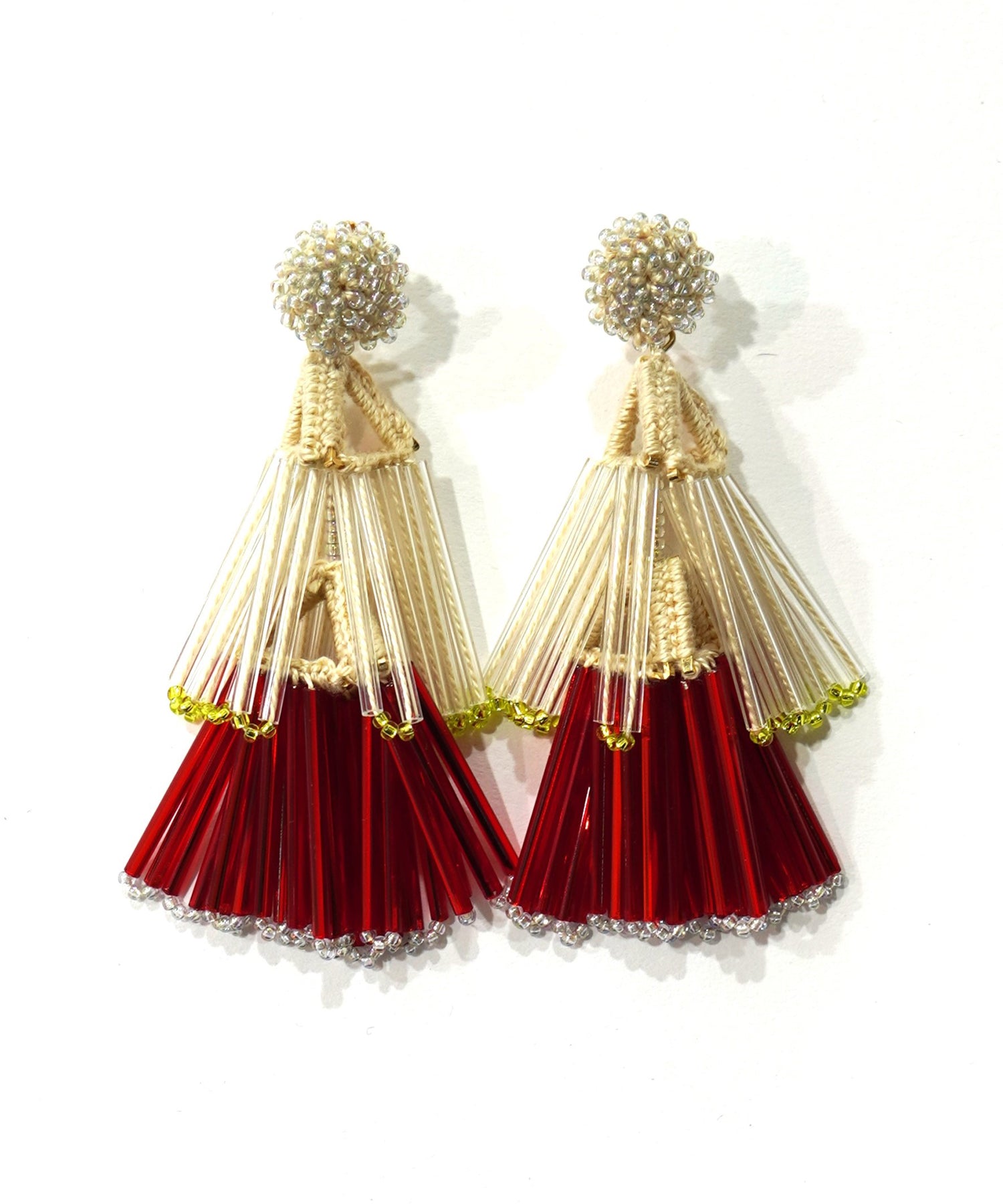 BEADS FRINGE EARRING【納期4月下旬】 – ANLIO（アンリオ）