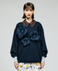 PUFF FLOWER PULLOVER SWEAT【商品納期 3月下旬】