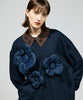 PUFF FLOWER PULLOVER SWEAT【商品納期 3月下旬】