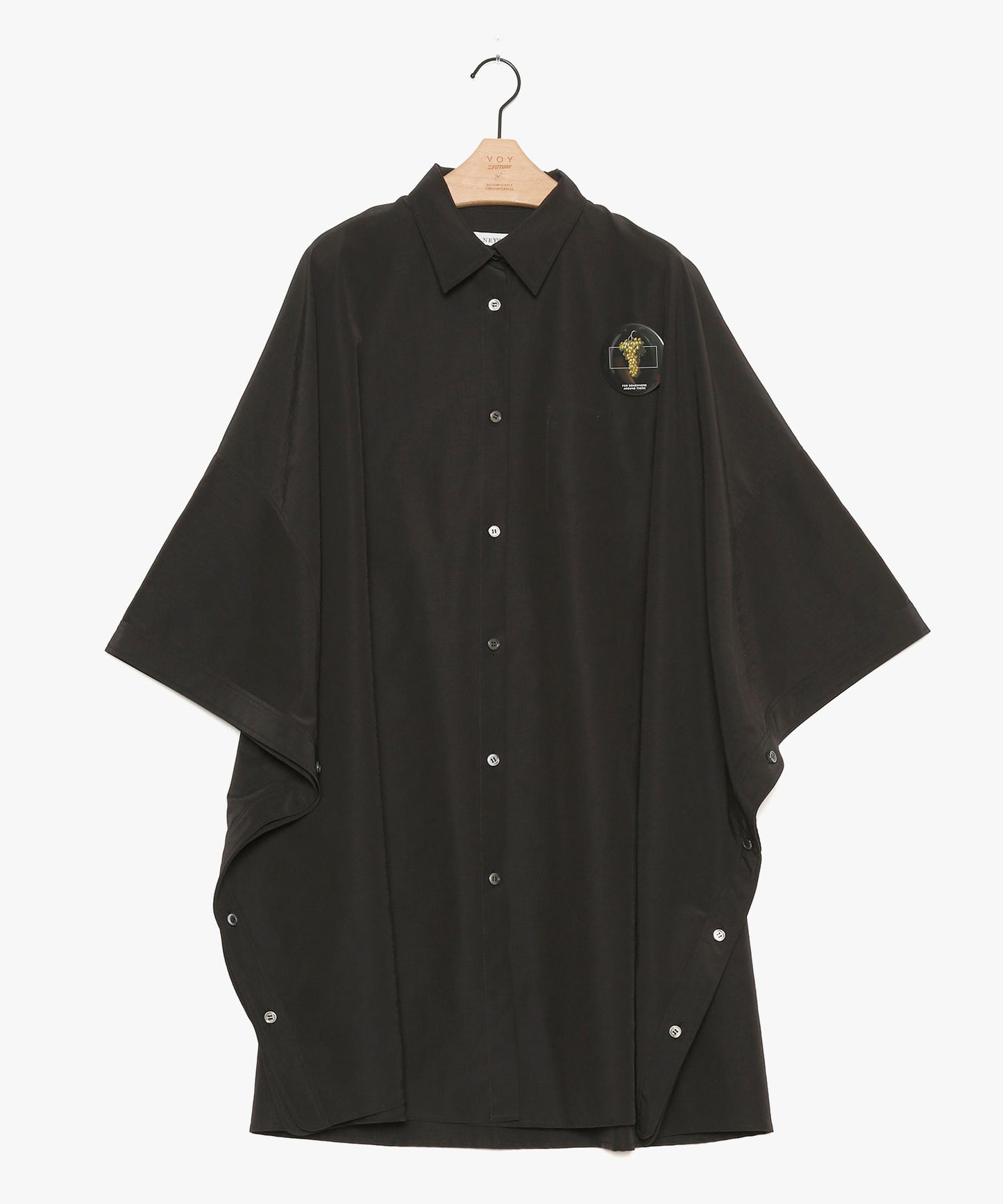 Packable Circle Poncho Shirt