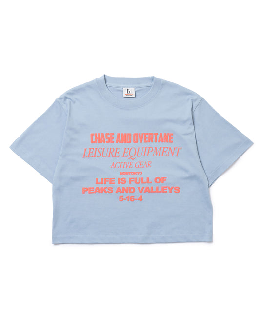 PRINT SHORT T-SHIRT(LETTERING) 【納期8月下旬】