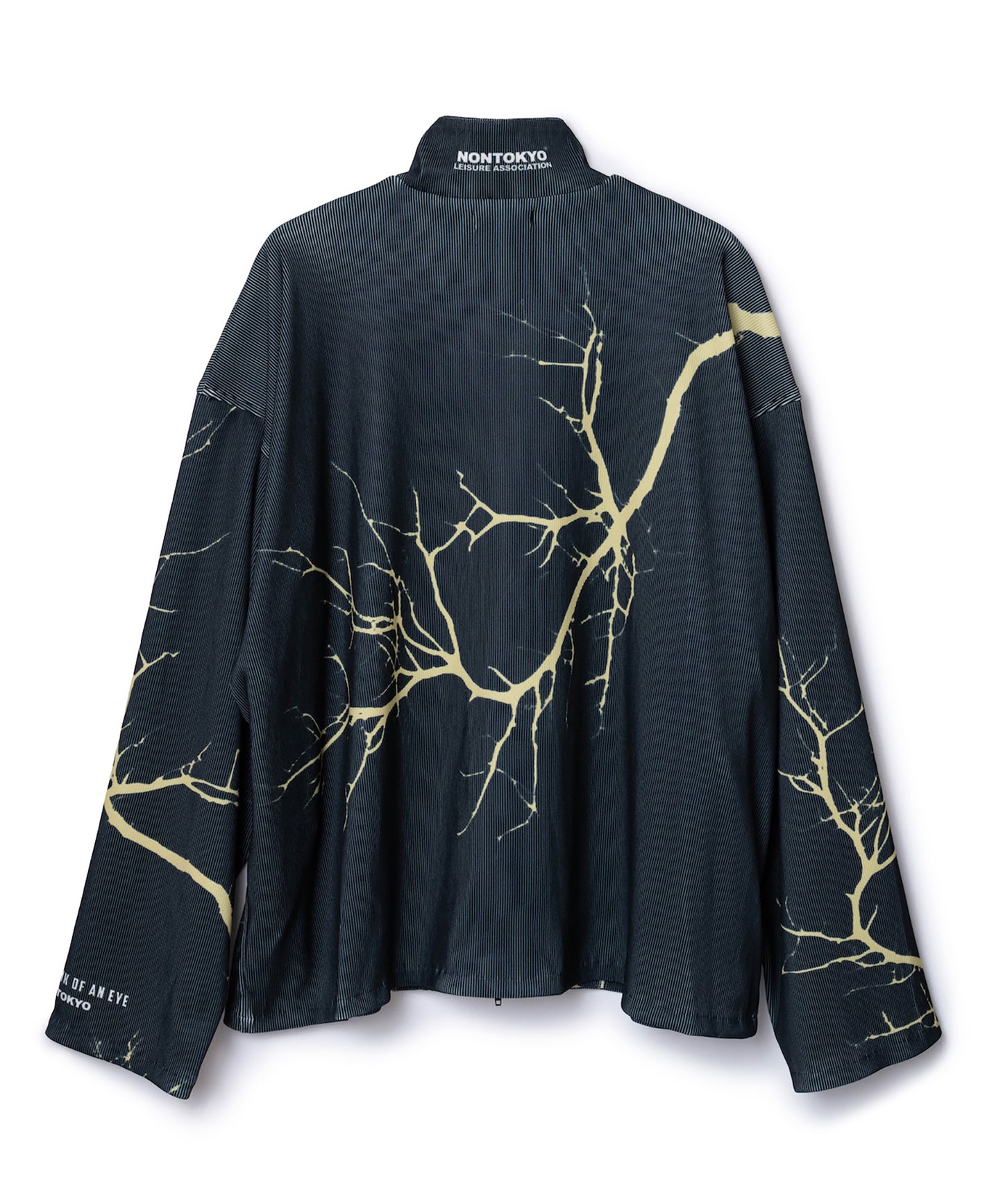 PRINT RIB ZIP-UP BLOUSON【納期10月下旬】
