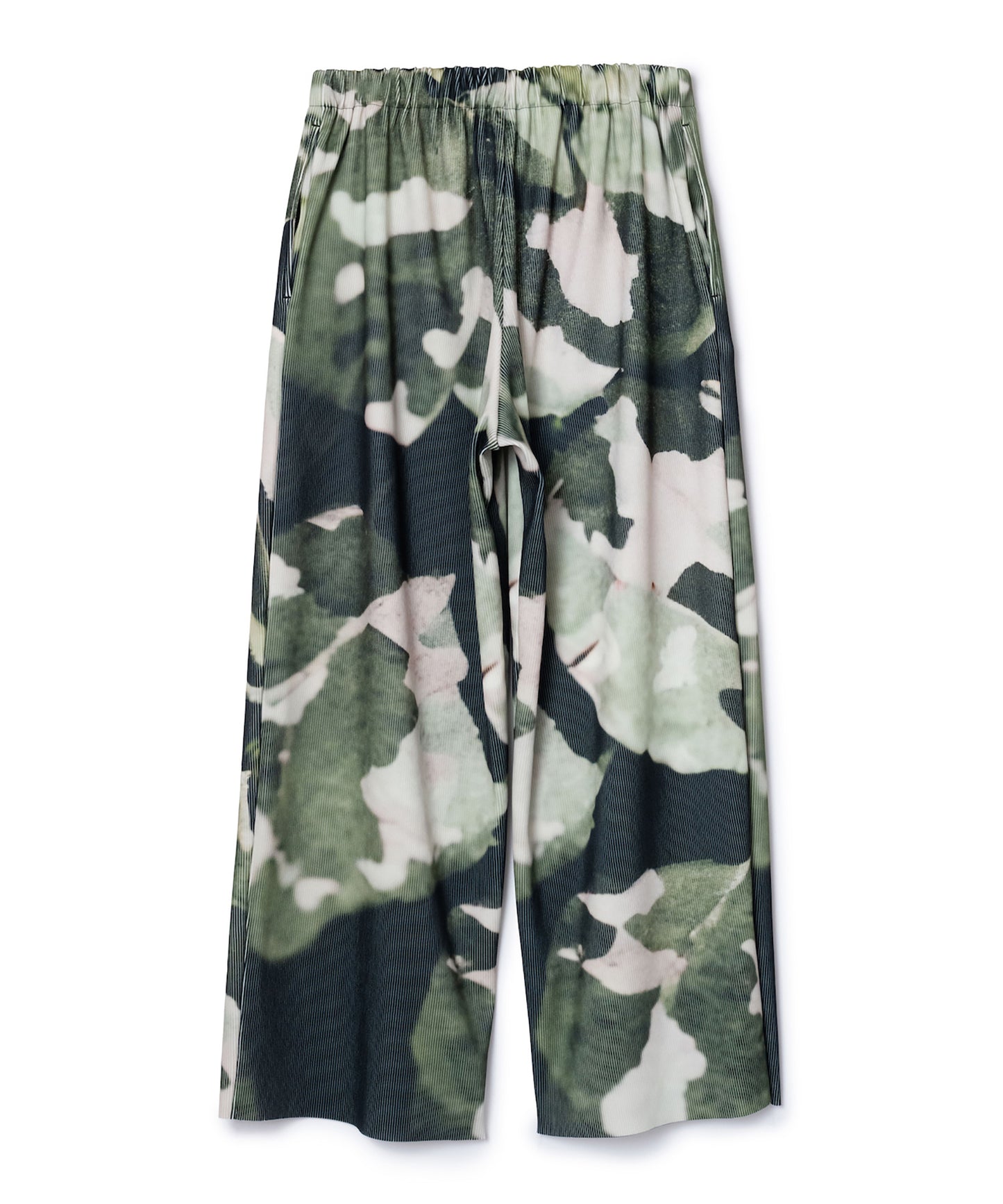 PRINT RIB WIDE PANTS【納期10月下旬】