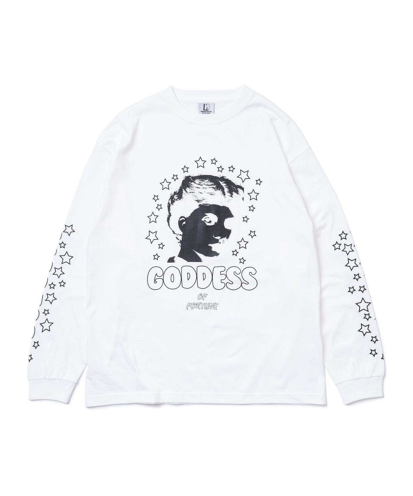 PRINT L/S T-SHIRT(GODNESS) 【納期9月下旬】