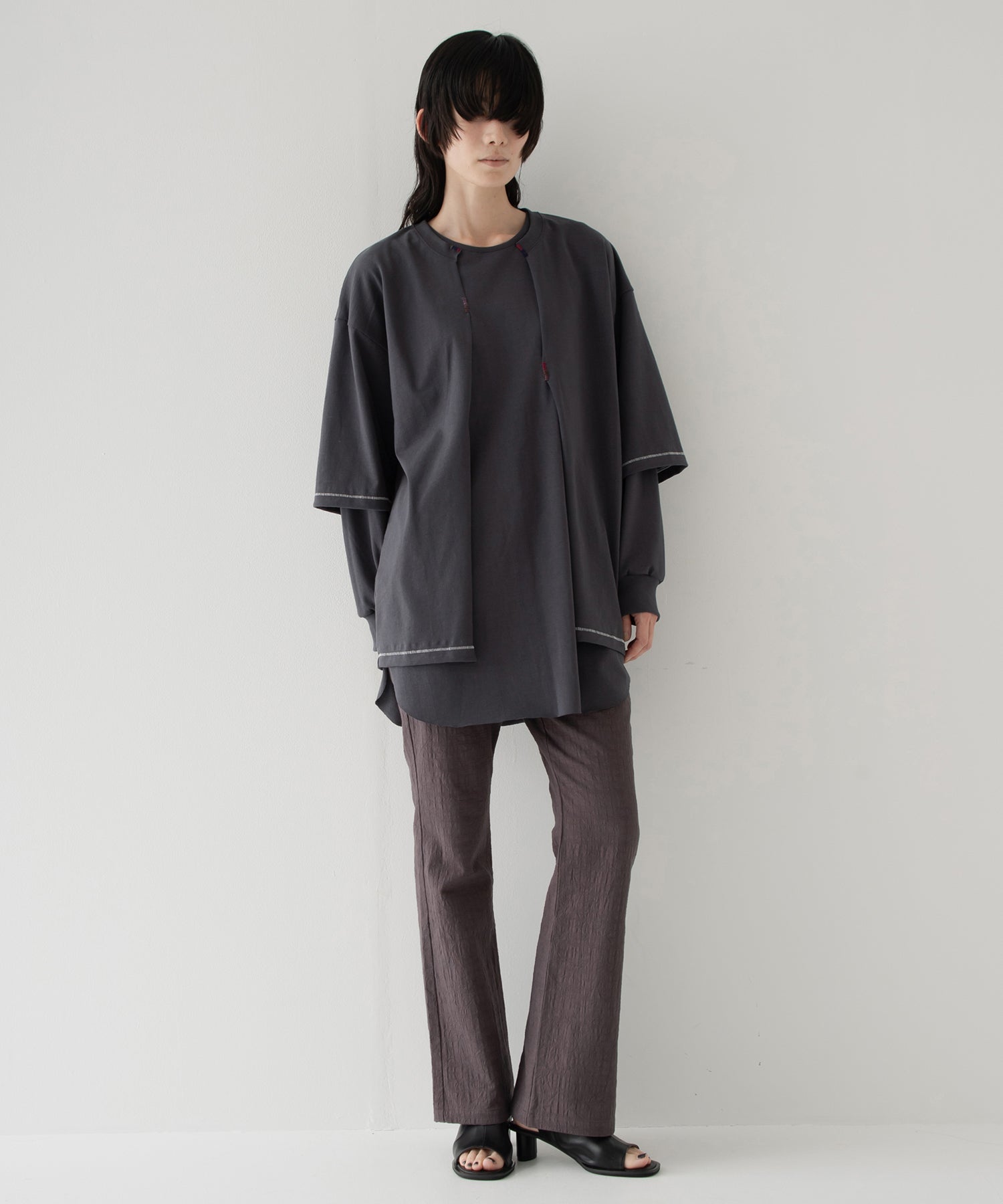 vintage-style open-front top – ANLIO（アンリオ）