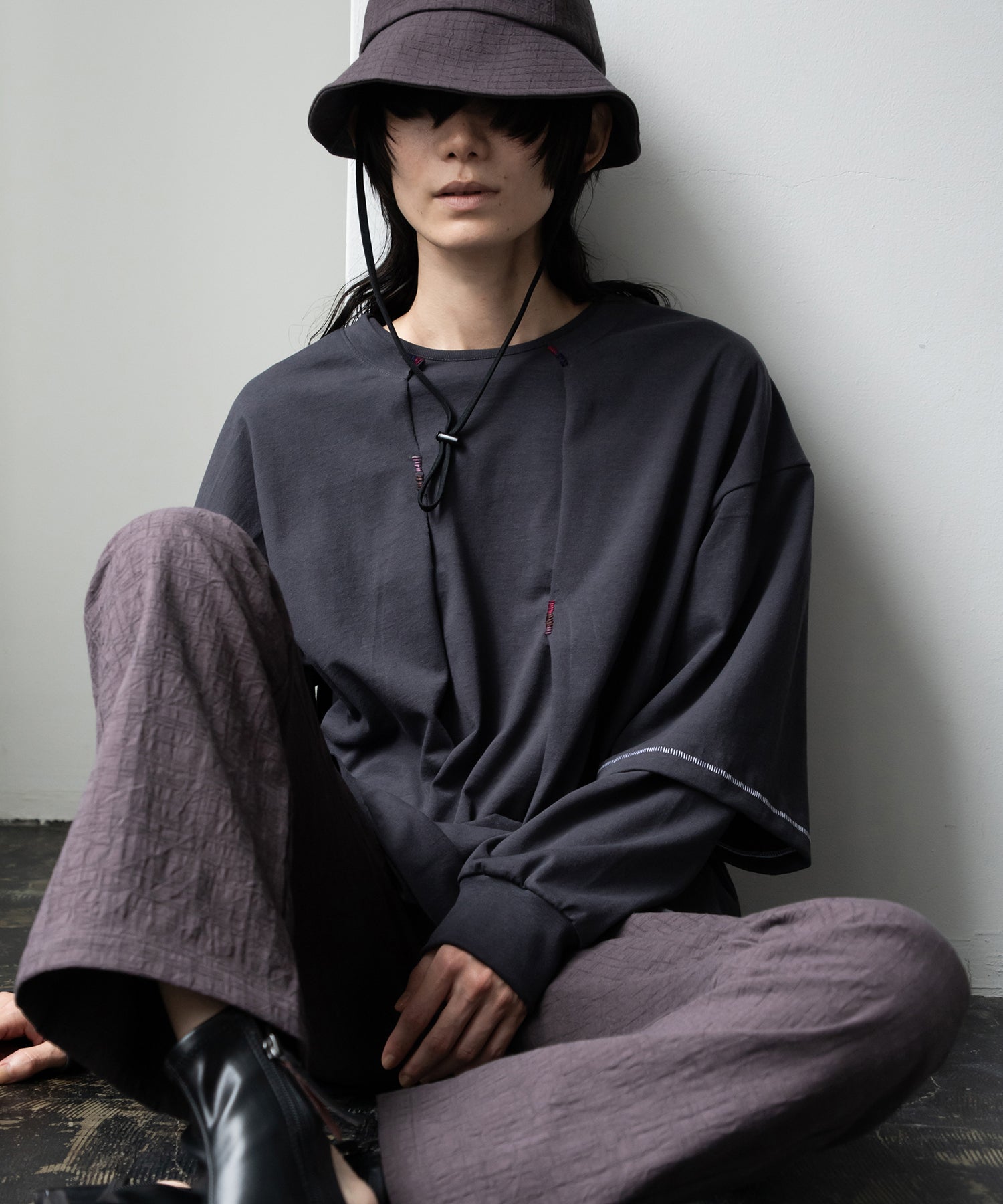 vintage-style open-front top – ANLIO（アンリオ）