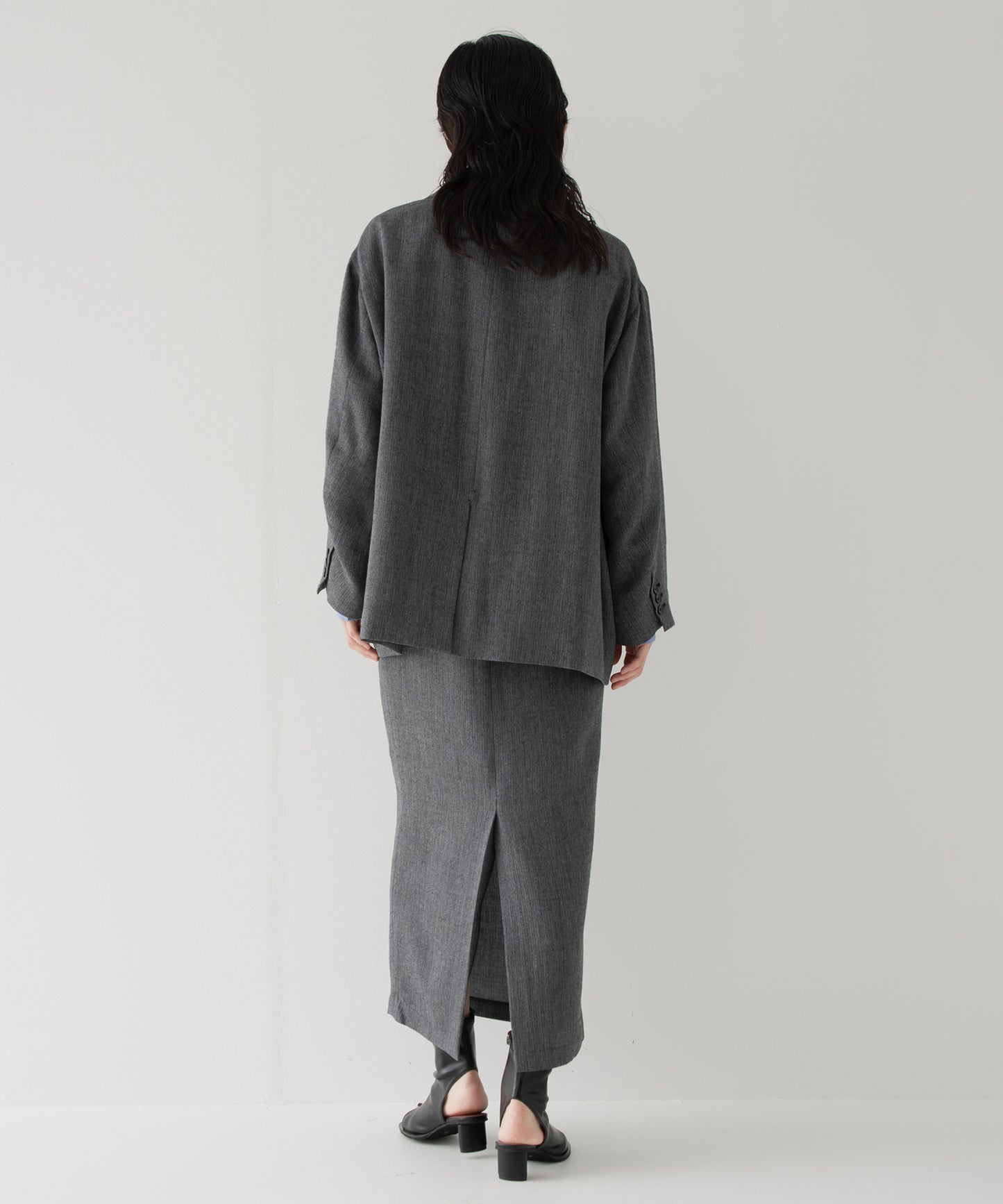 Omi-zarashi long-sleeve over shirt