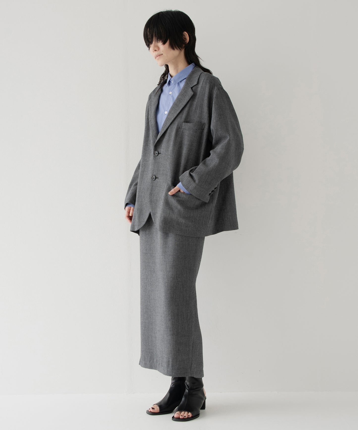 summer wool 2B jacket